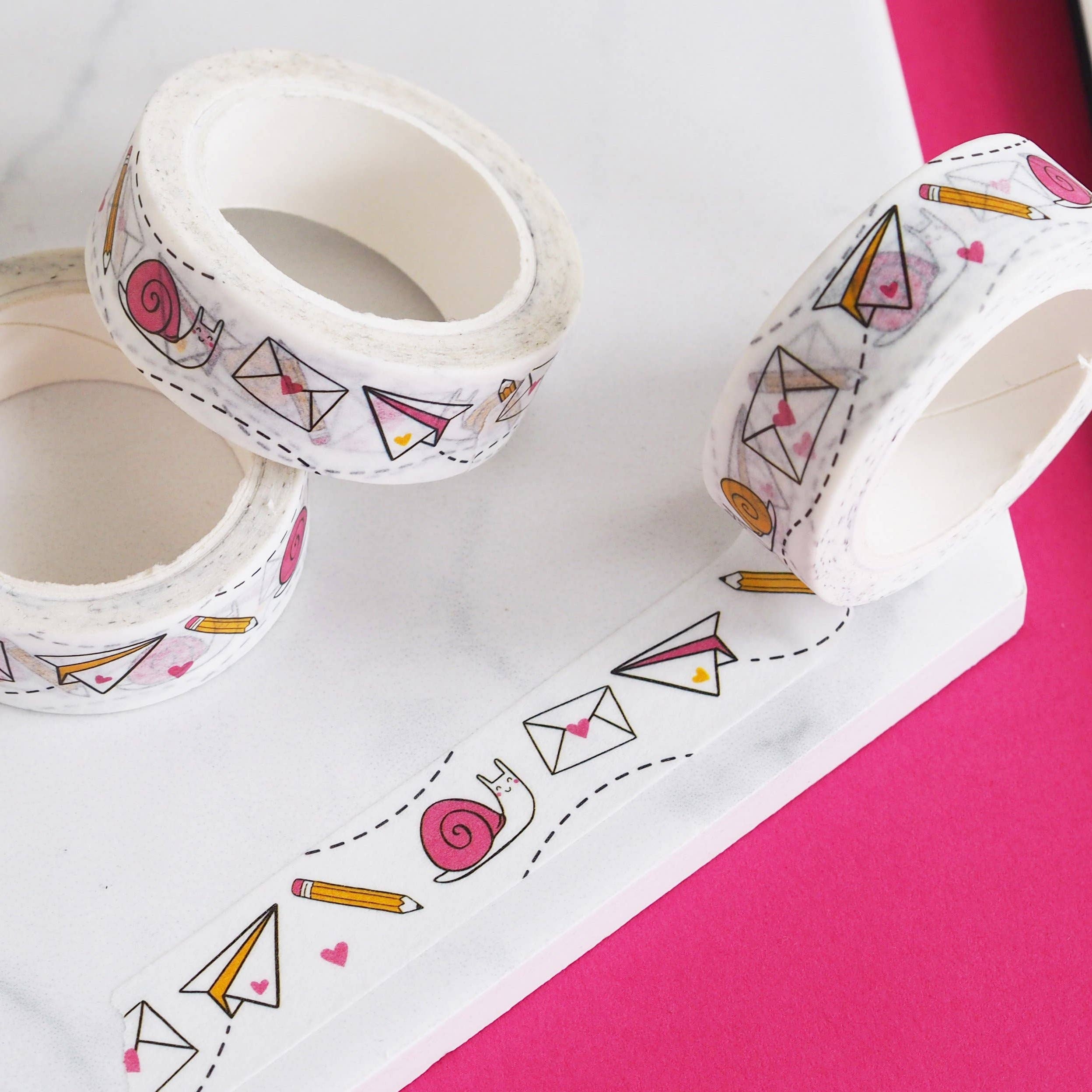 Snail Mail Stationery Washi Tape by Nutmeg and Arlo | Papertail Fox