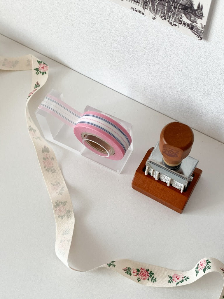 Simple Line Pink Washi Tape by PoPo Factory | Papertail Fox