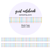 Grid Notebooks Washi Tape | Penpaling Paula