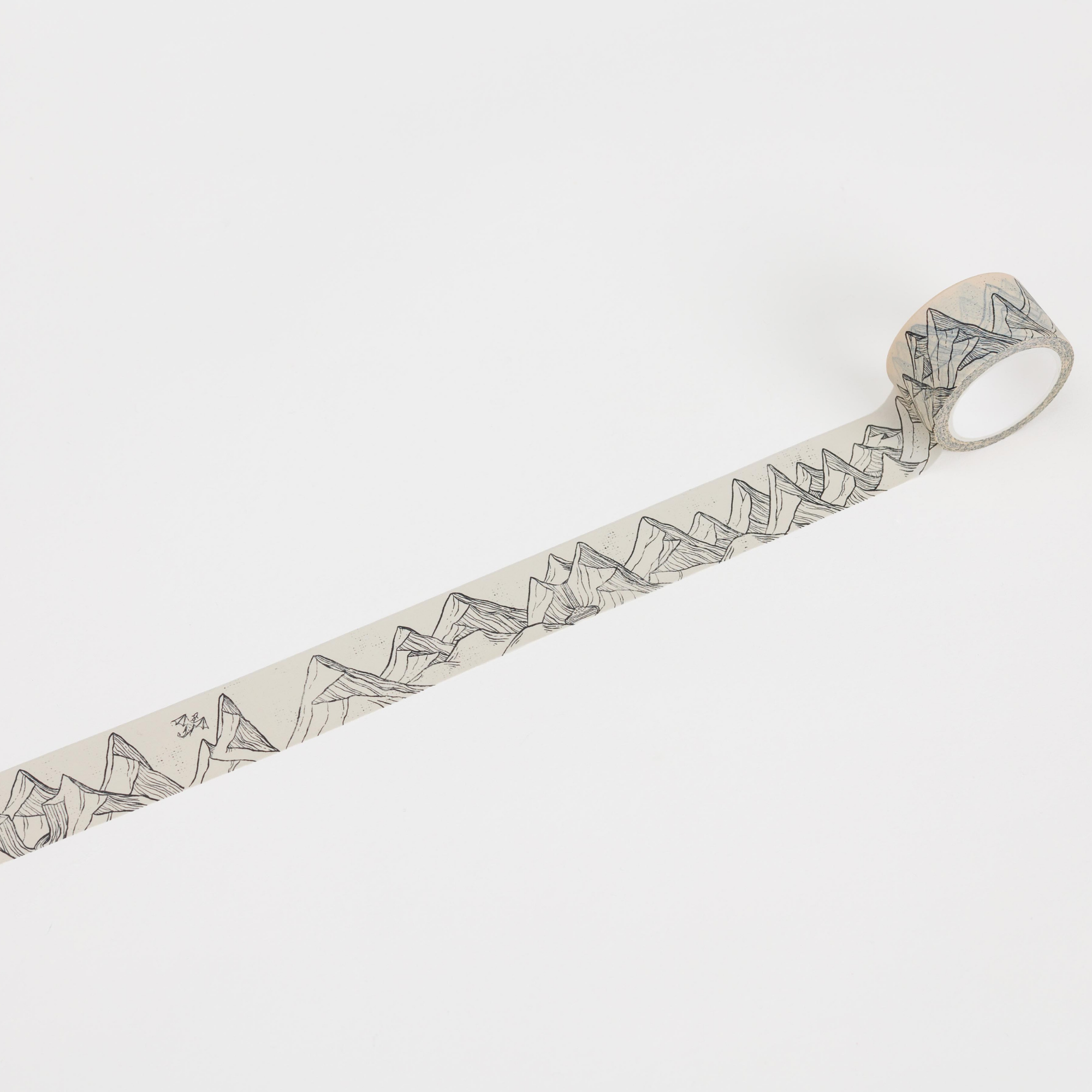 Fantasy Map Mountains Washi Tape - Mapmaker Series