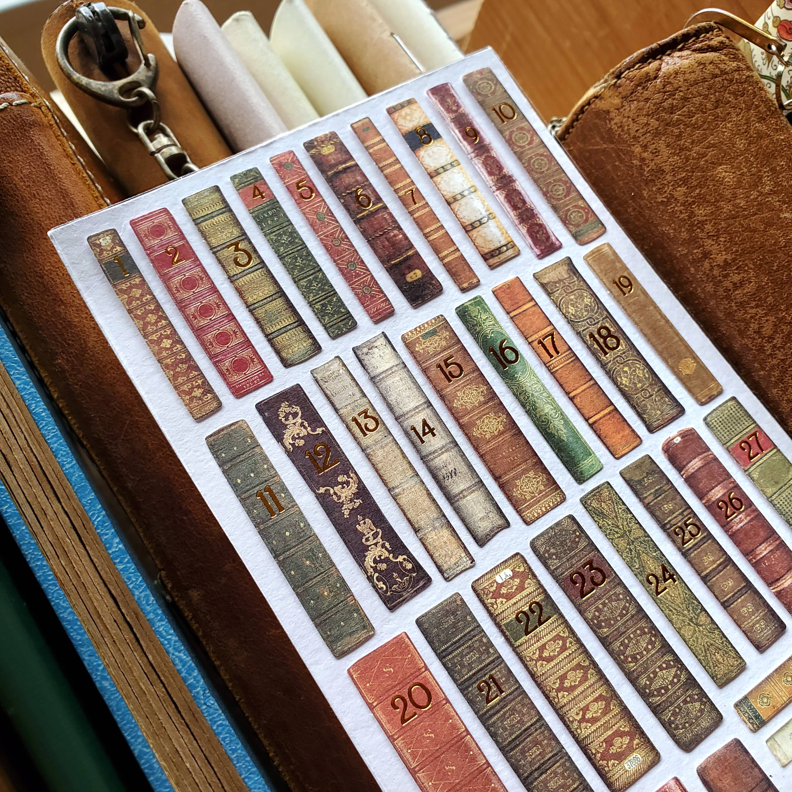 Gilded Books Sticker Sheet | Stickii