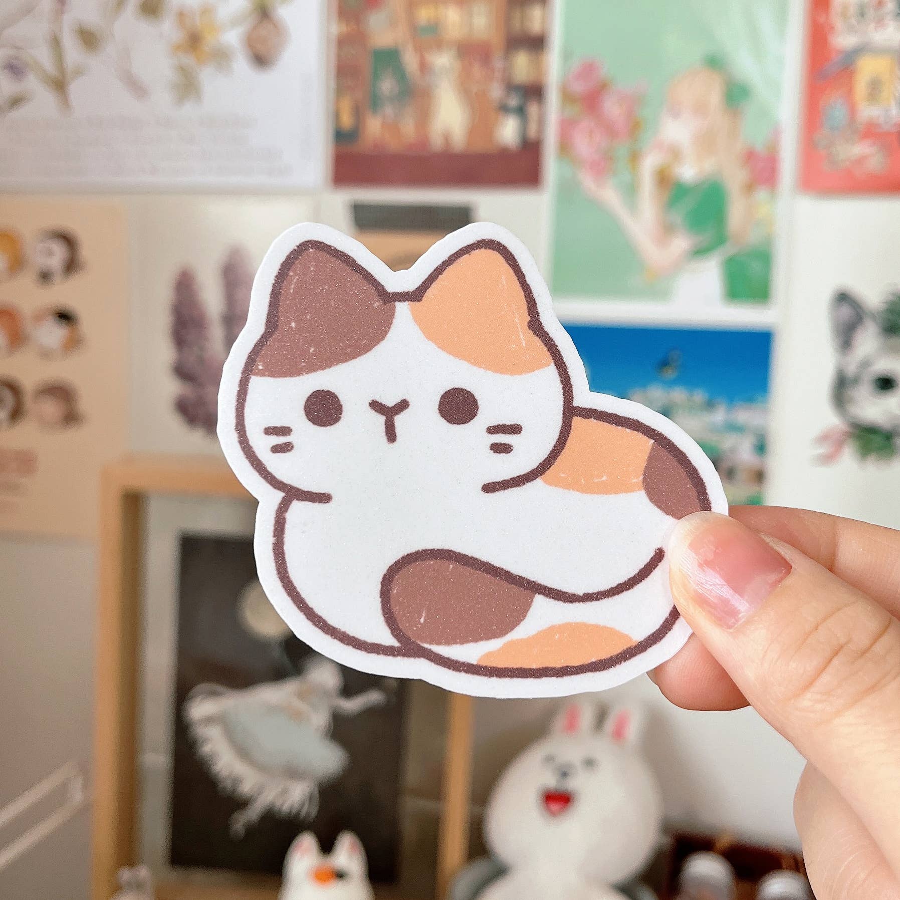 Calico Cat Loaf Sticker by Cherry Rabbit | Papertail Fox