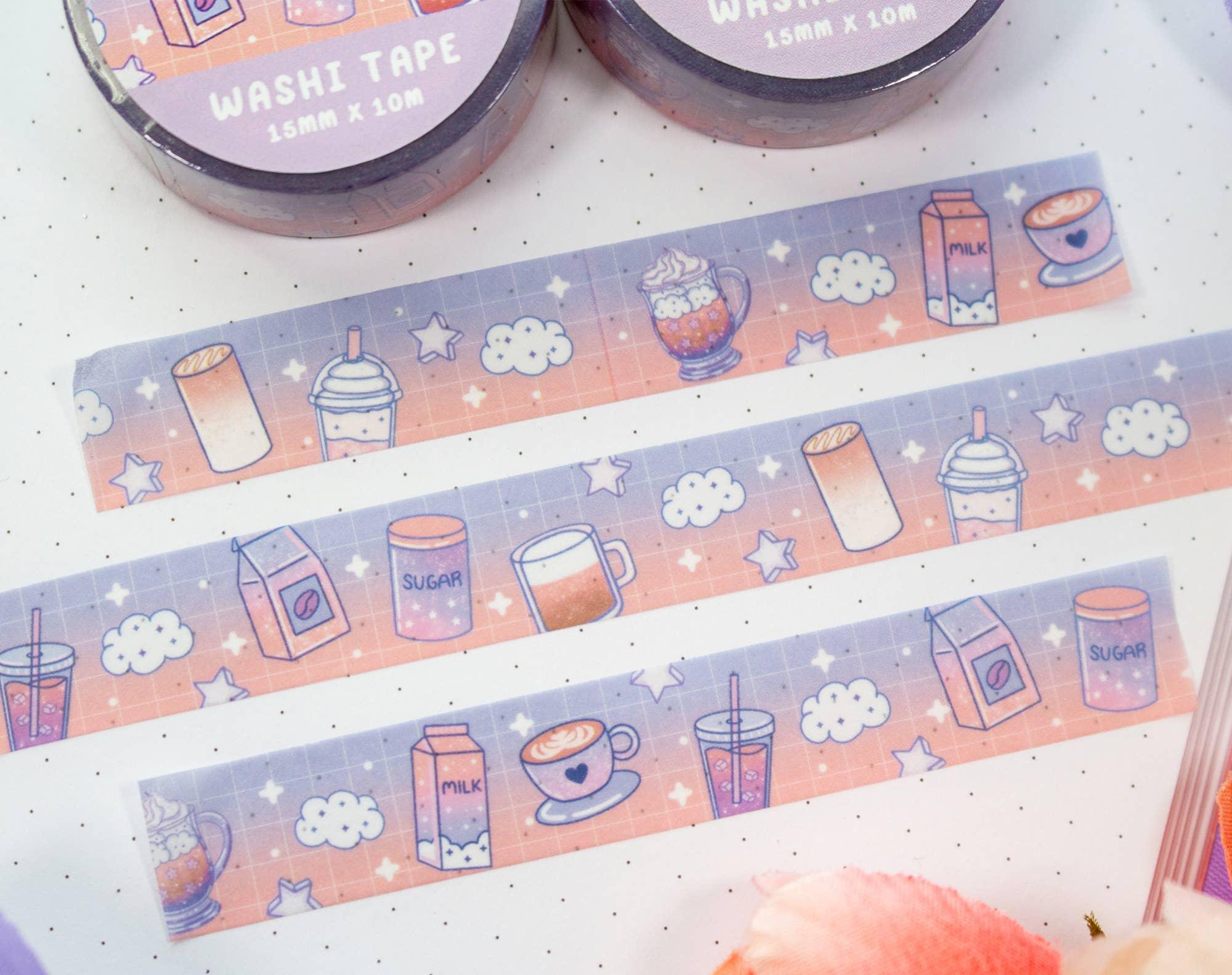 Coffee Shop Washi Tape | Unicorn Eclipse - Papertail Fox