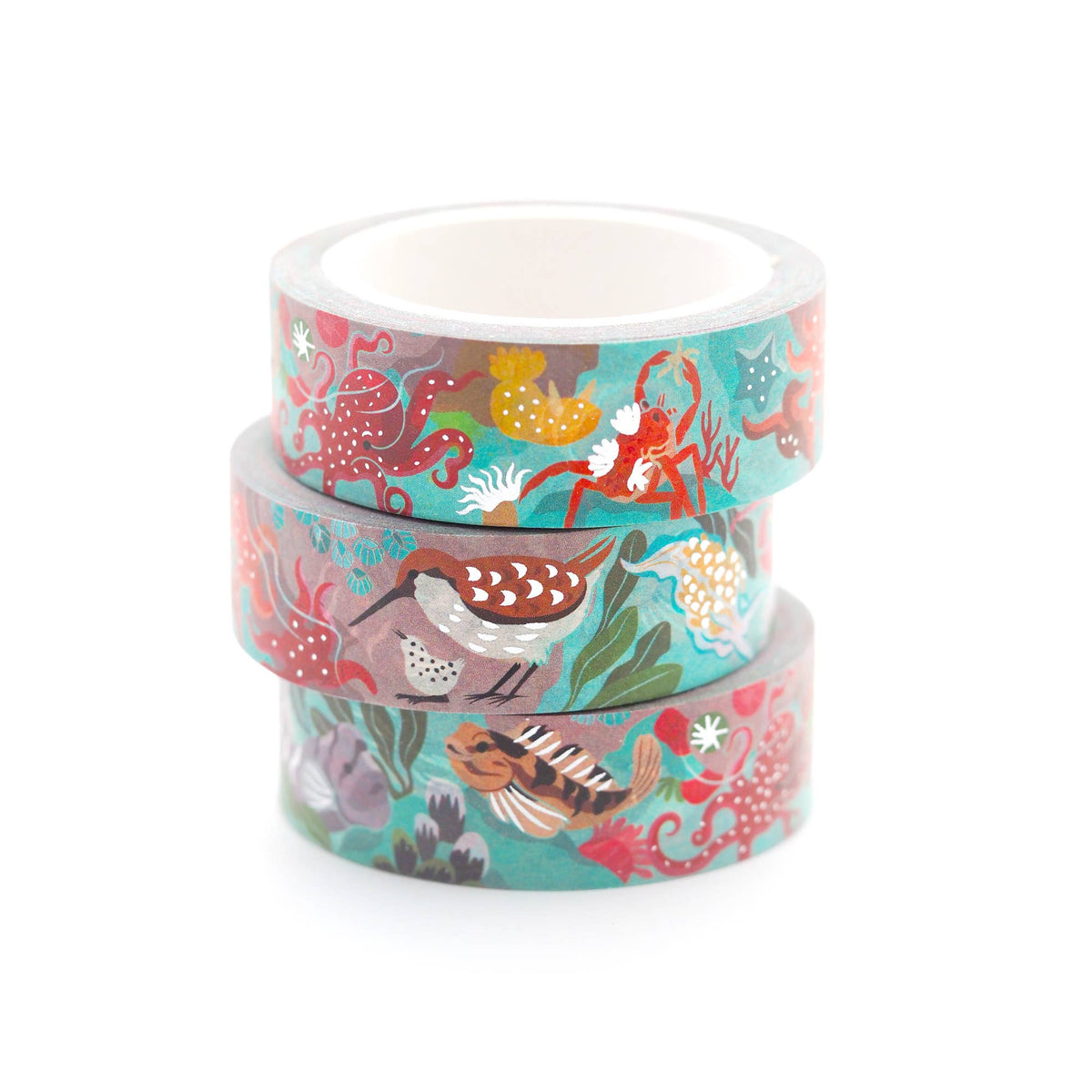 Tidepool Single Roll Washi Tape by Shoal | Papertail Fox