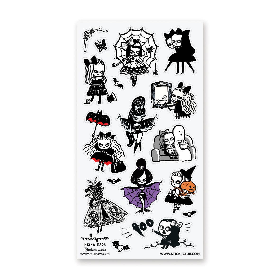 Creep it Cute Sticker Sheet by Stickii | Papertail Fox