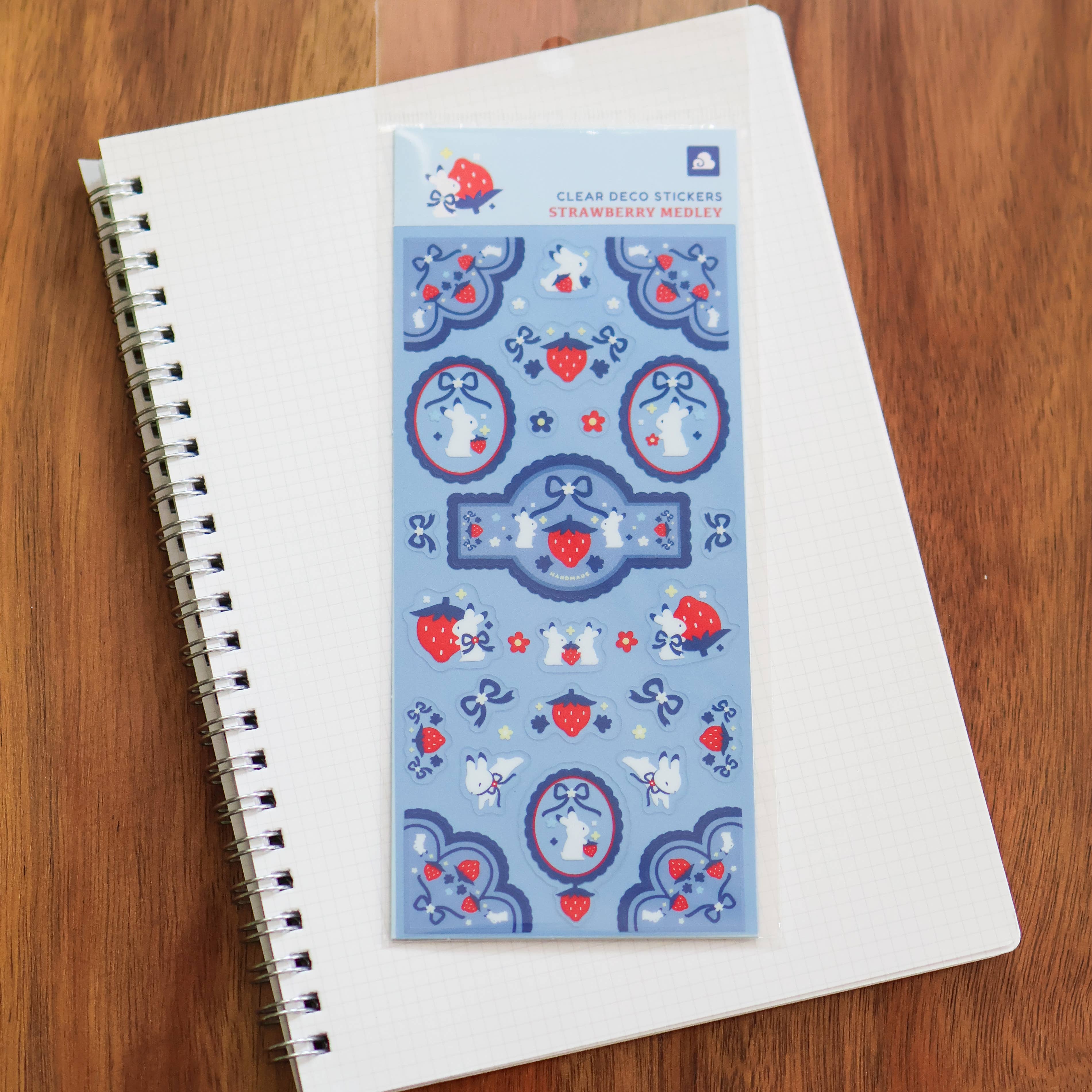 Thousand Skies Strawberry Medley Sticker Sheet - Cute for Journaling