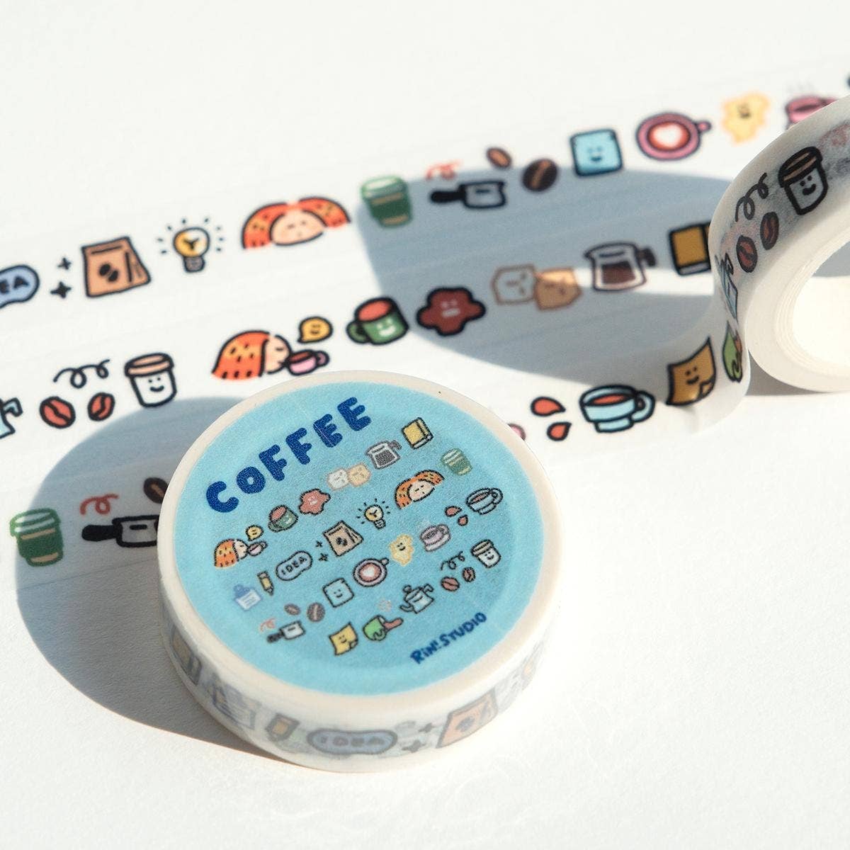 Coffee Mini Washi Tape by RiN! Studio | Papertail Fox