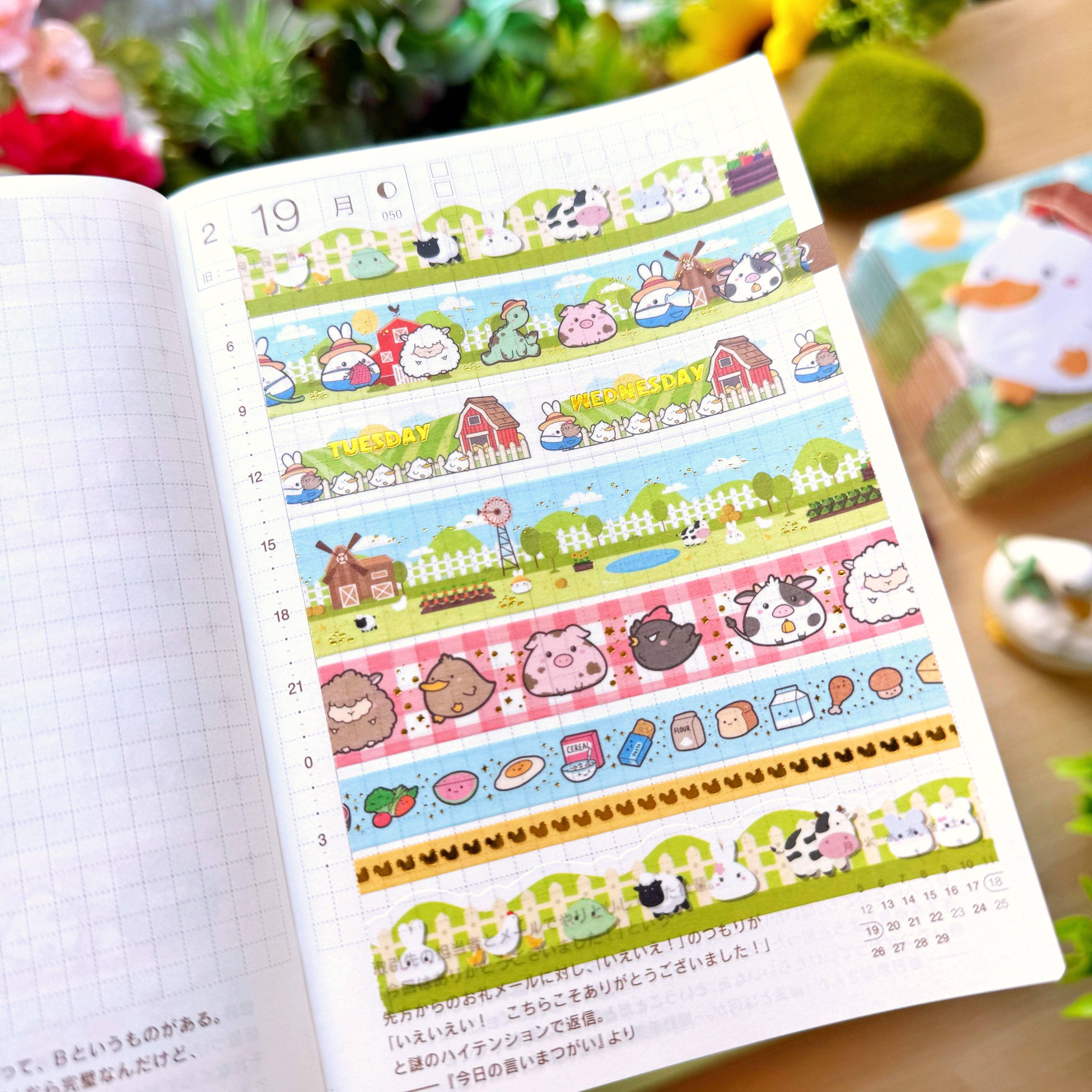 Washi Tape - Lil' Pasture Pals Collection - Papertail Fox