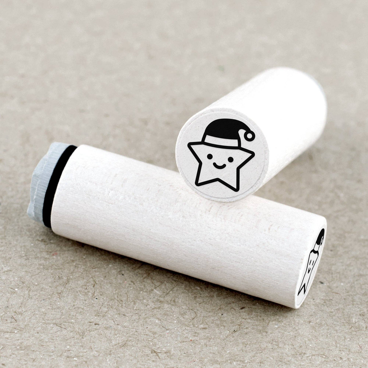 Santa Hat Star Mini Stamp by Merry & Bright | Papertail Fox