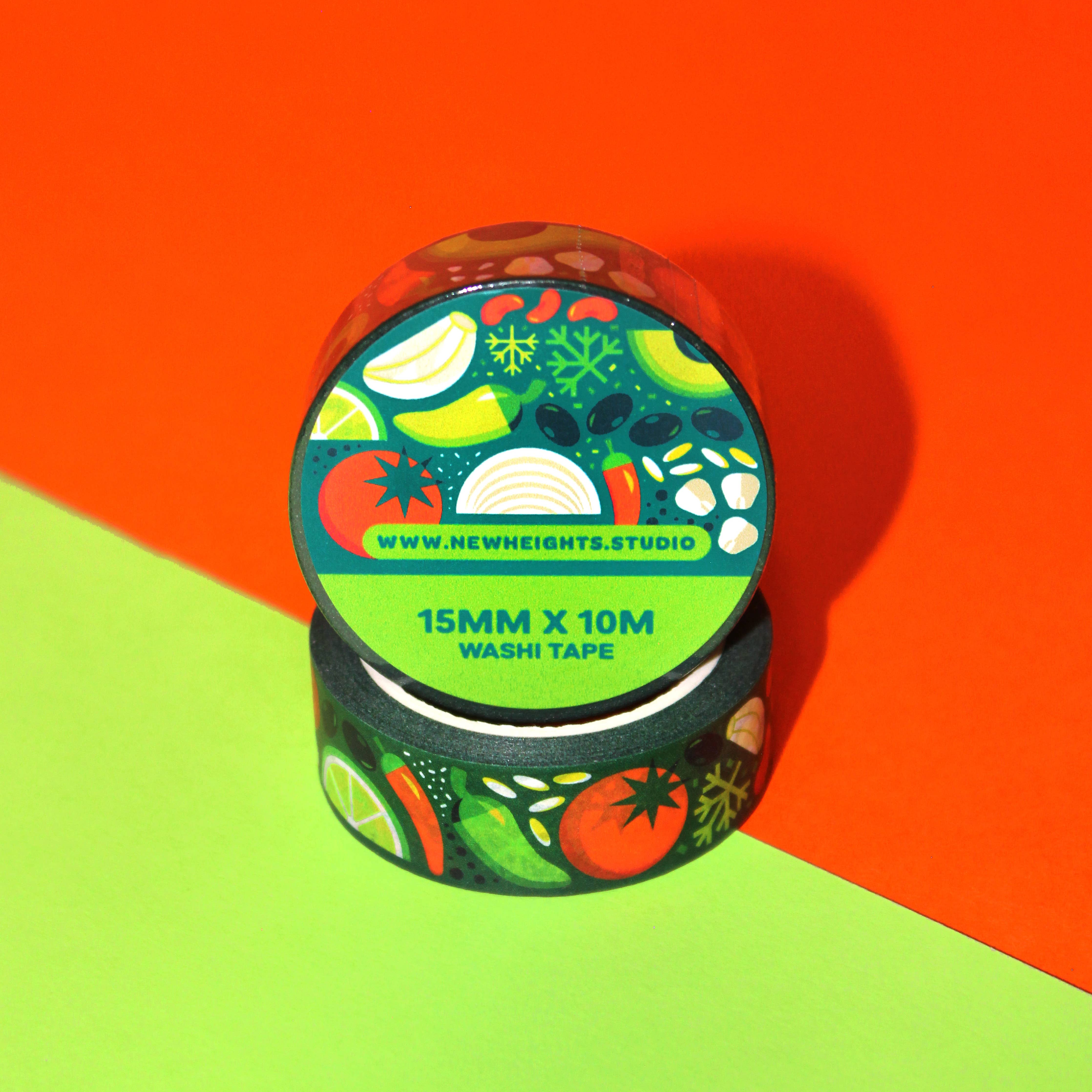 Latin Produce Washi Tape | New Heights Studio