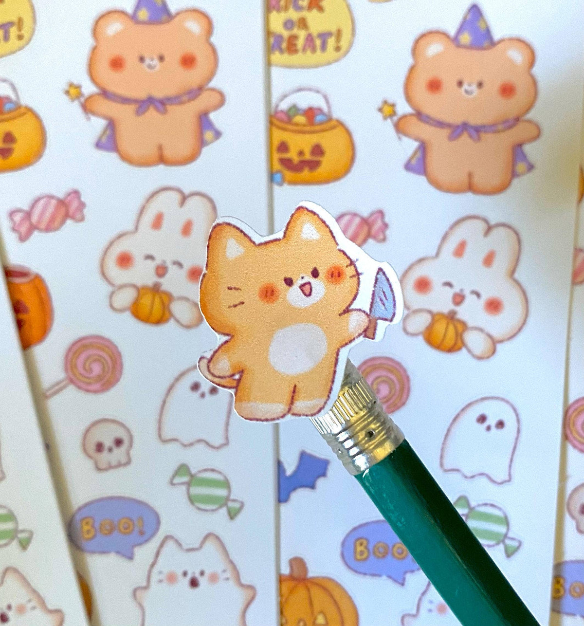 Spooky Friends Sticker Sheet | Lily and Stars Studio