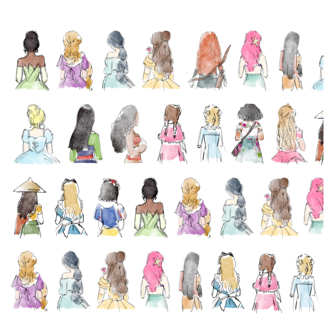 Penpaling Paula: Princess Back - Pet Tape Pre Cut