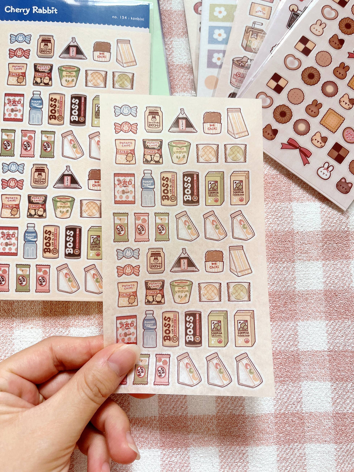 Konbini Sticker Sheet no.154 by Cherry Rabbit | Papertail Fox