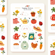 Spring Sticker Sheet by Och Monika | Papertail Fox