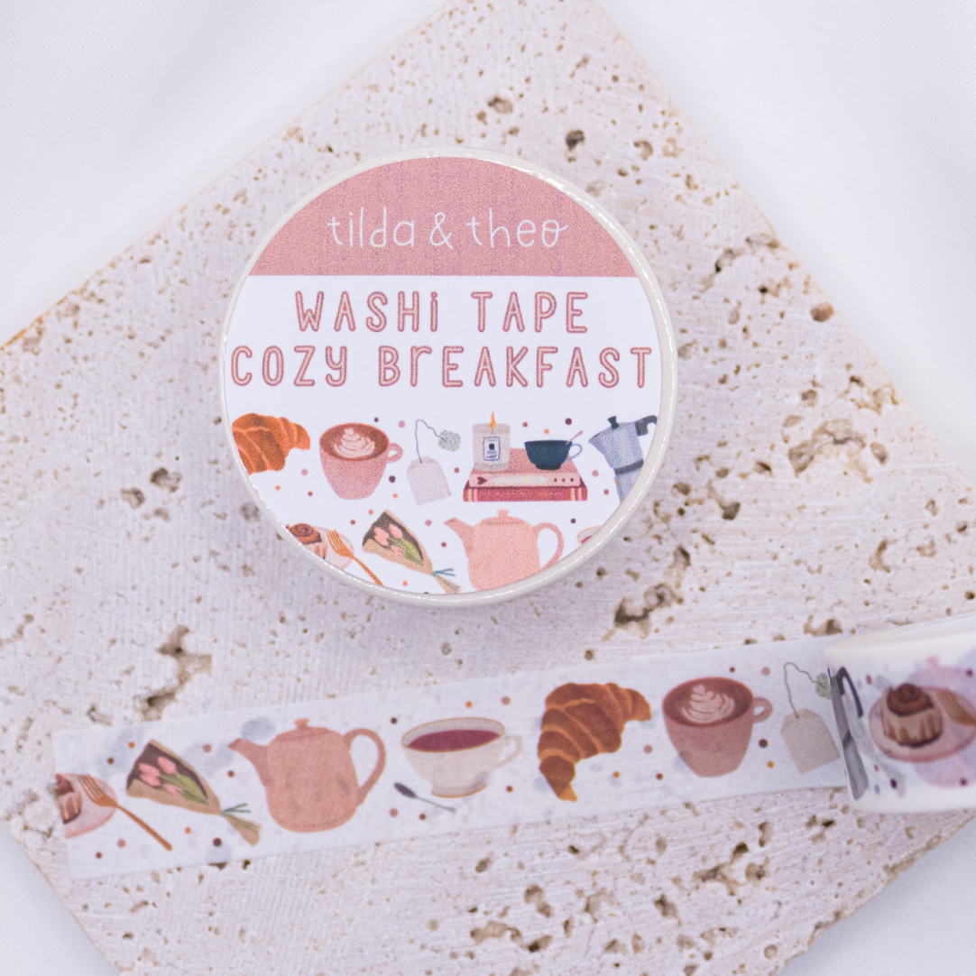 Breakfast Washi Tape | Tilda & Theo