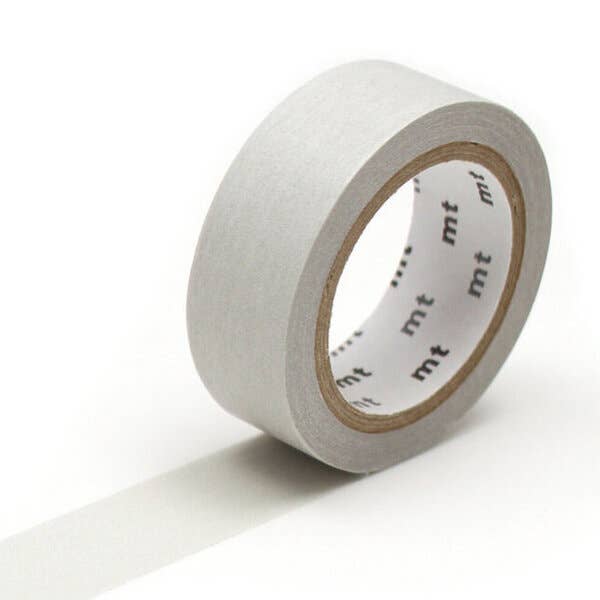 Pastel Pearl Grey MT Solids Washi Tape by MT Tapes | Papertail Fox