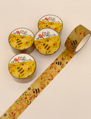Bee Berries Yellow Washi Tape | Kate Mason Artist