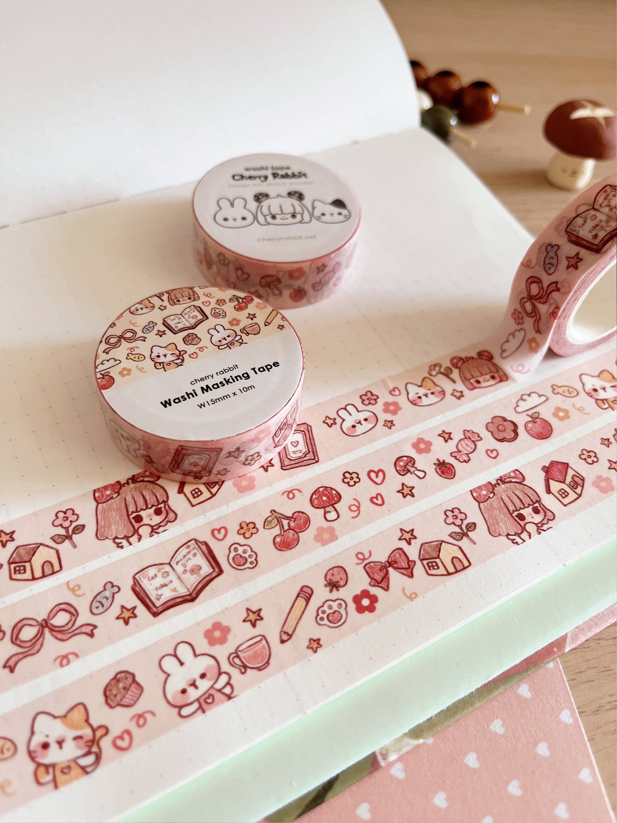 Sketch Doodles Washi Tape by Cherry Rabbit | Papertail Fox