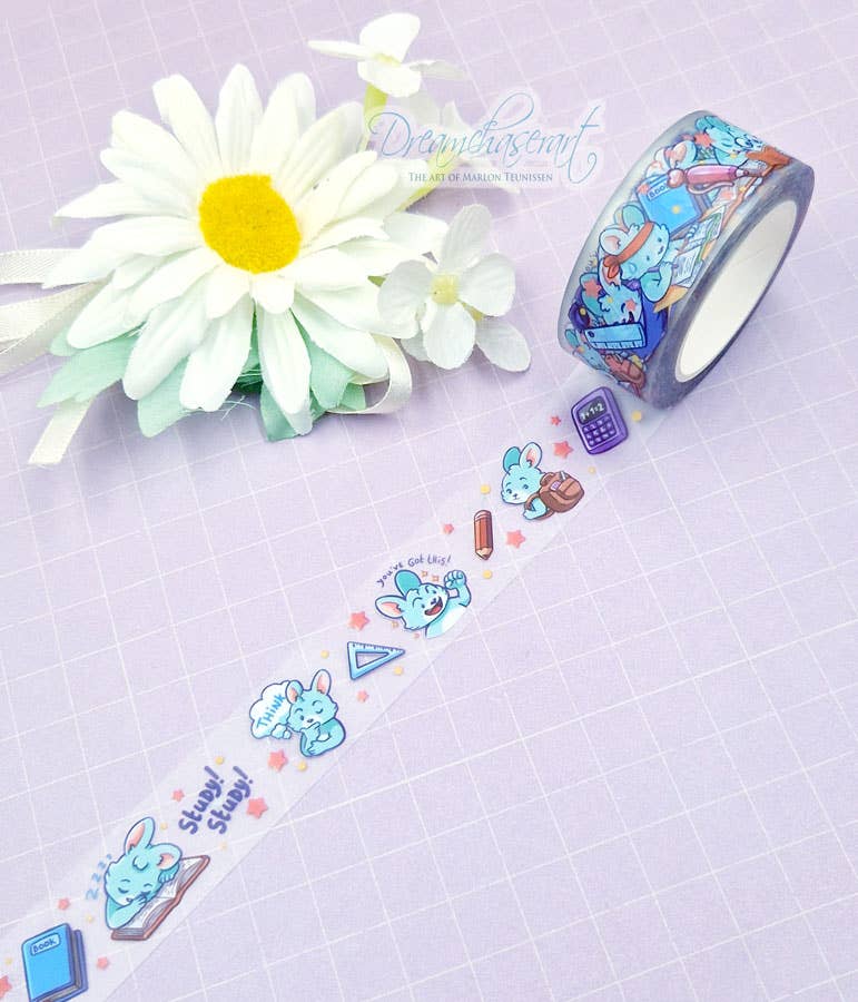 Study Buddy Clear Tape | Dreamchaserart