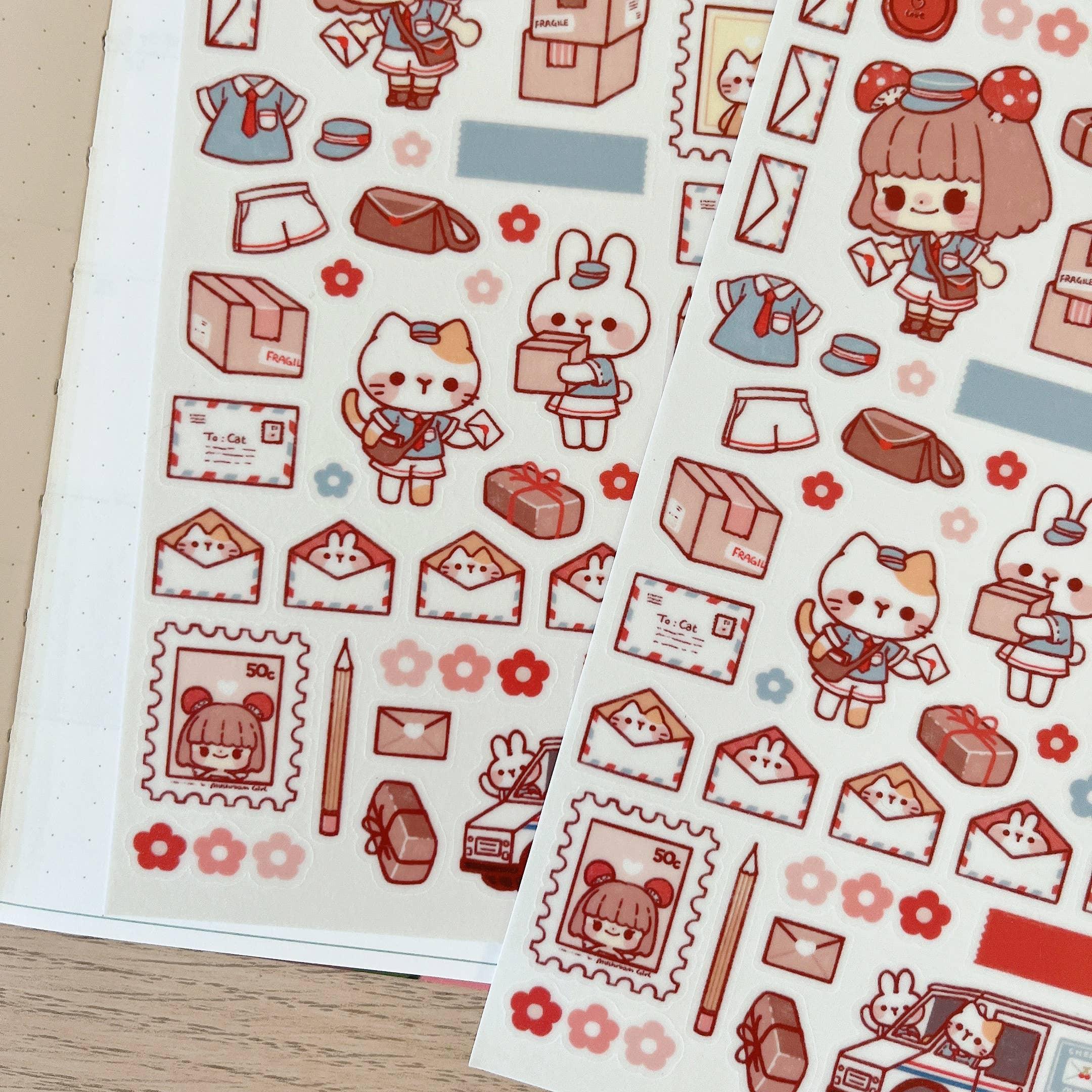 Cherry's Postal Service Sticker Sheet no.081 - Papertail Fox