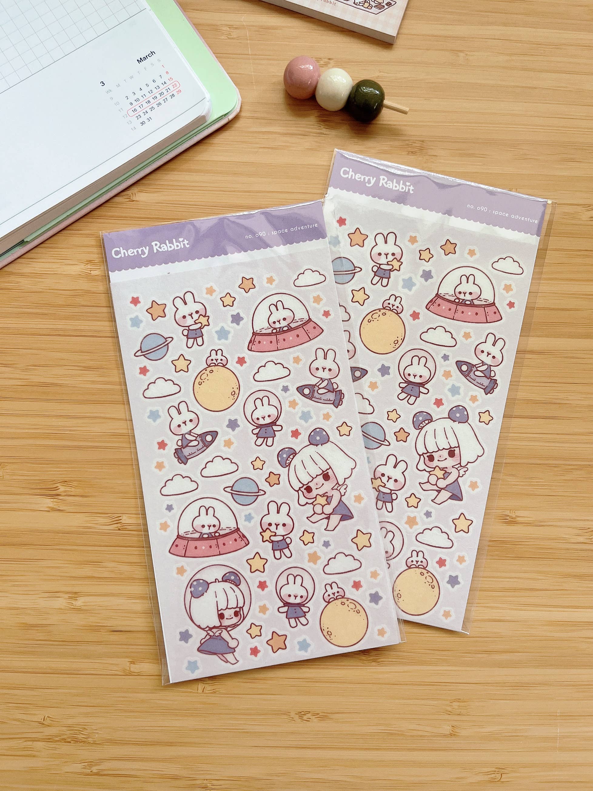 Space Adventure Sticker Sheet no.090 by Cherry Rabbit | Papertail Fox