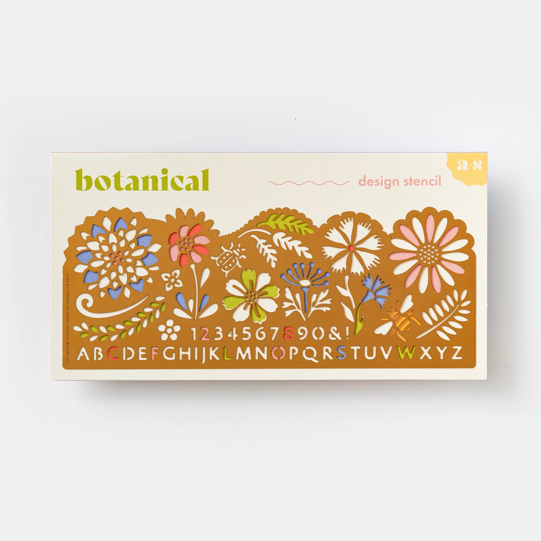 Botanical Design Stencil, Crafts & Journaling