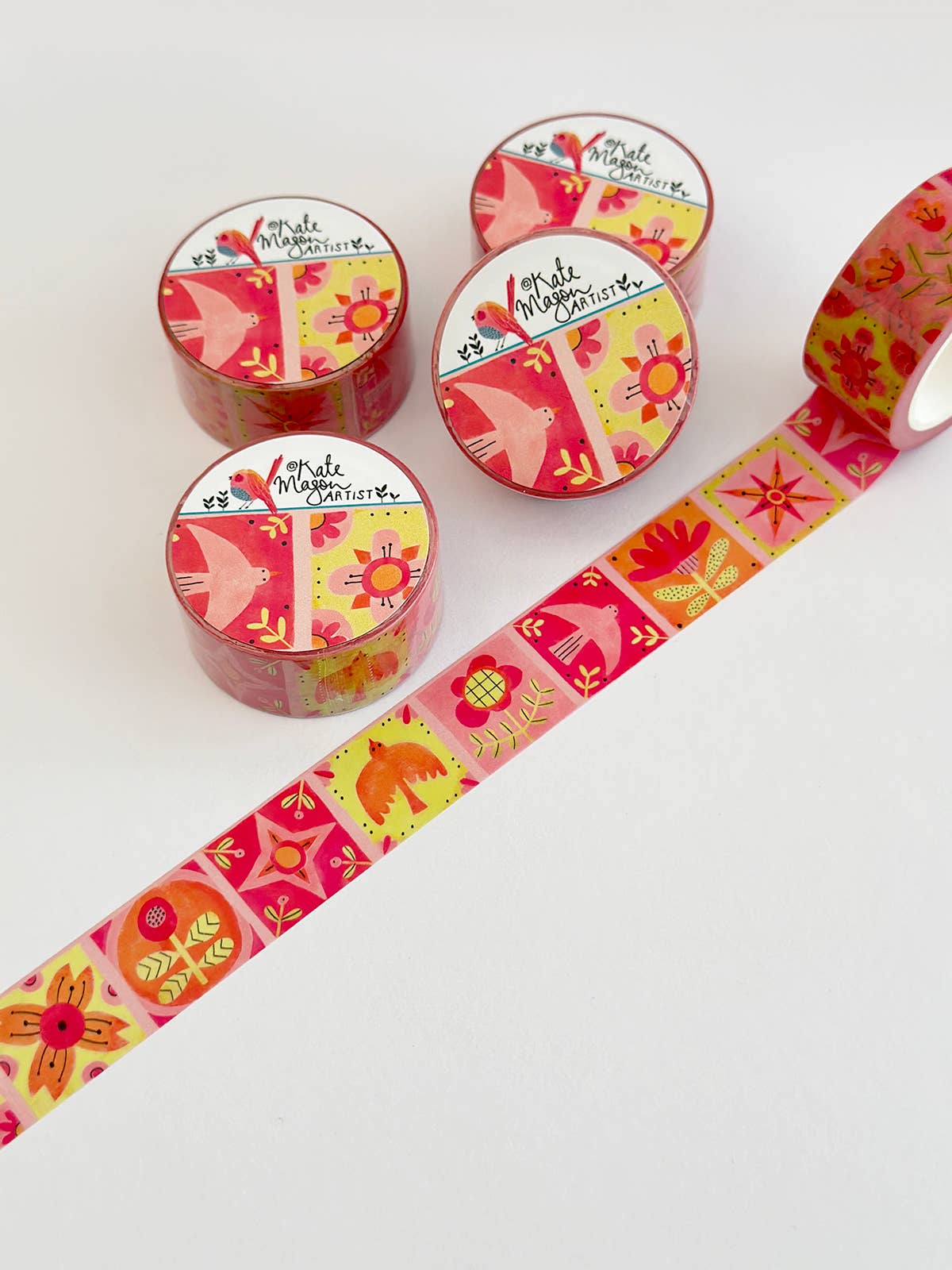 Folk Patchwork Washi Tape | Kate Mason Artist