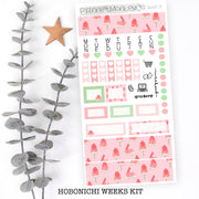 Watermelon Hobonichi Weeks Sticker Sheet | Plannermonkeyco - Papertail Fox