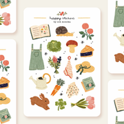 In the Garden Sticker Sheet by Och Monika | Papertail Fox