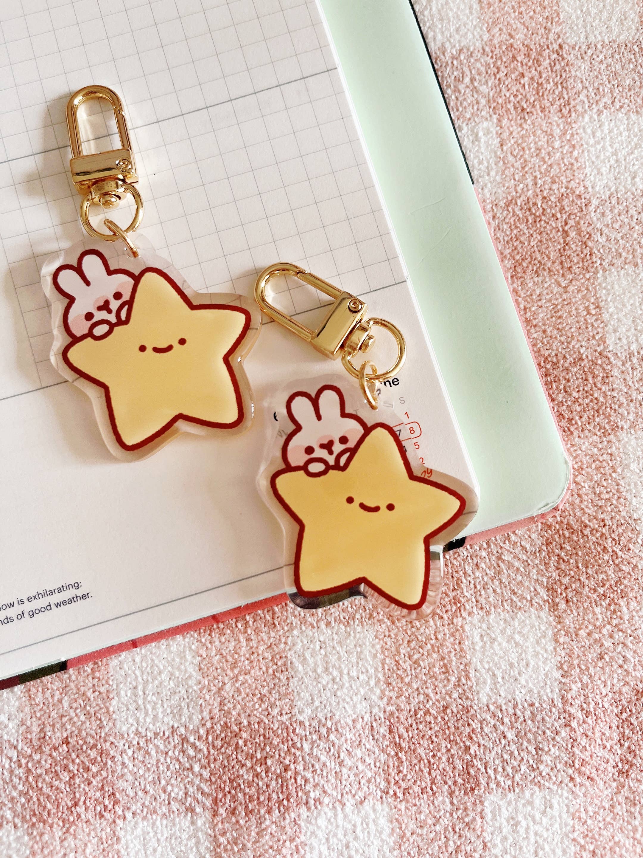 Star Rabbit Keychain