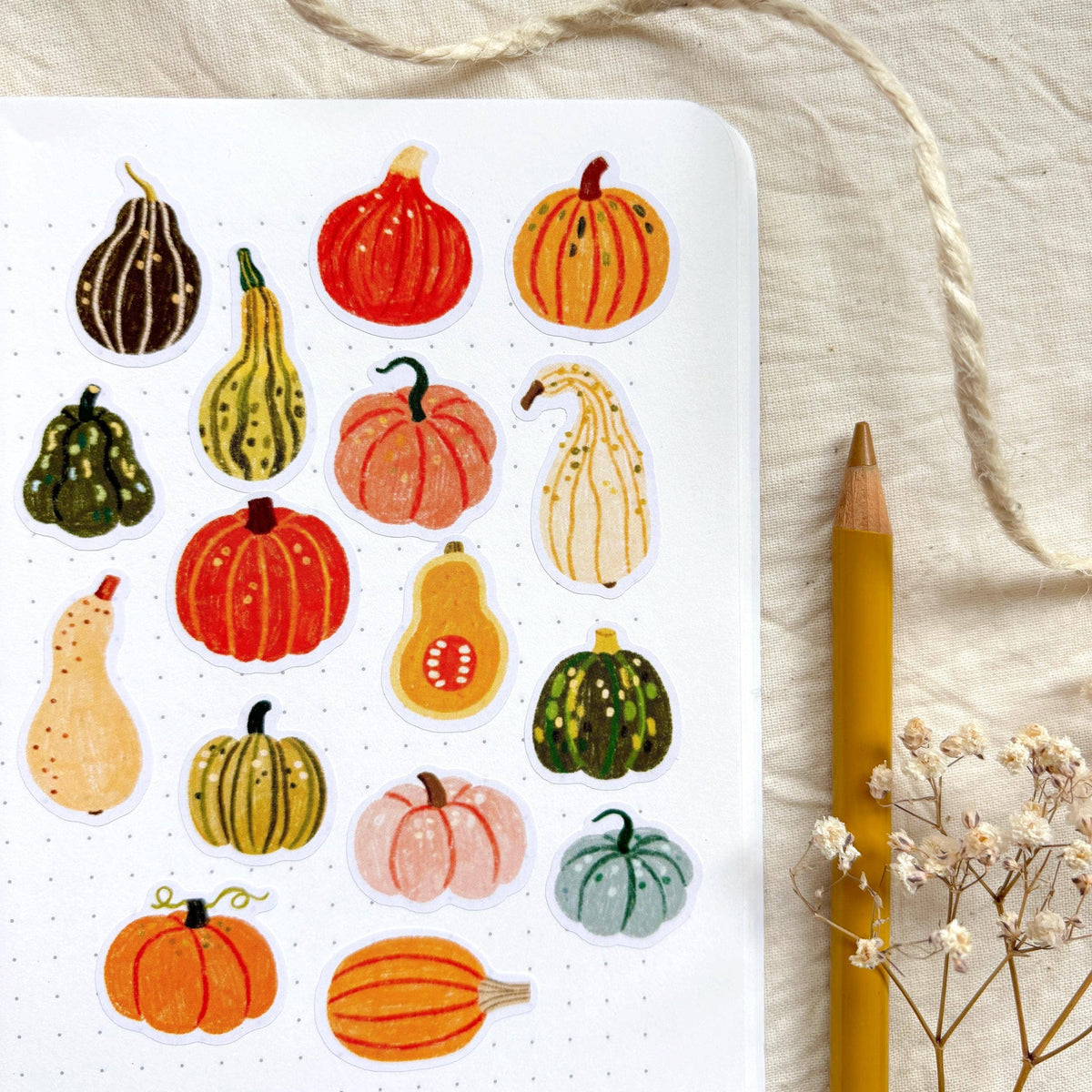 Pumpkins Sticker Sheet | Och Monika