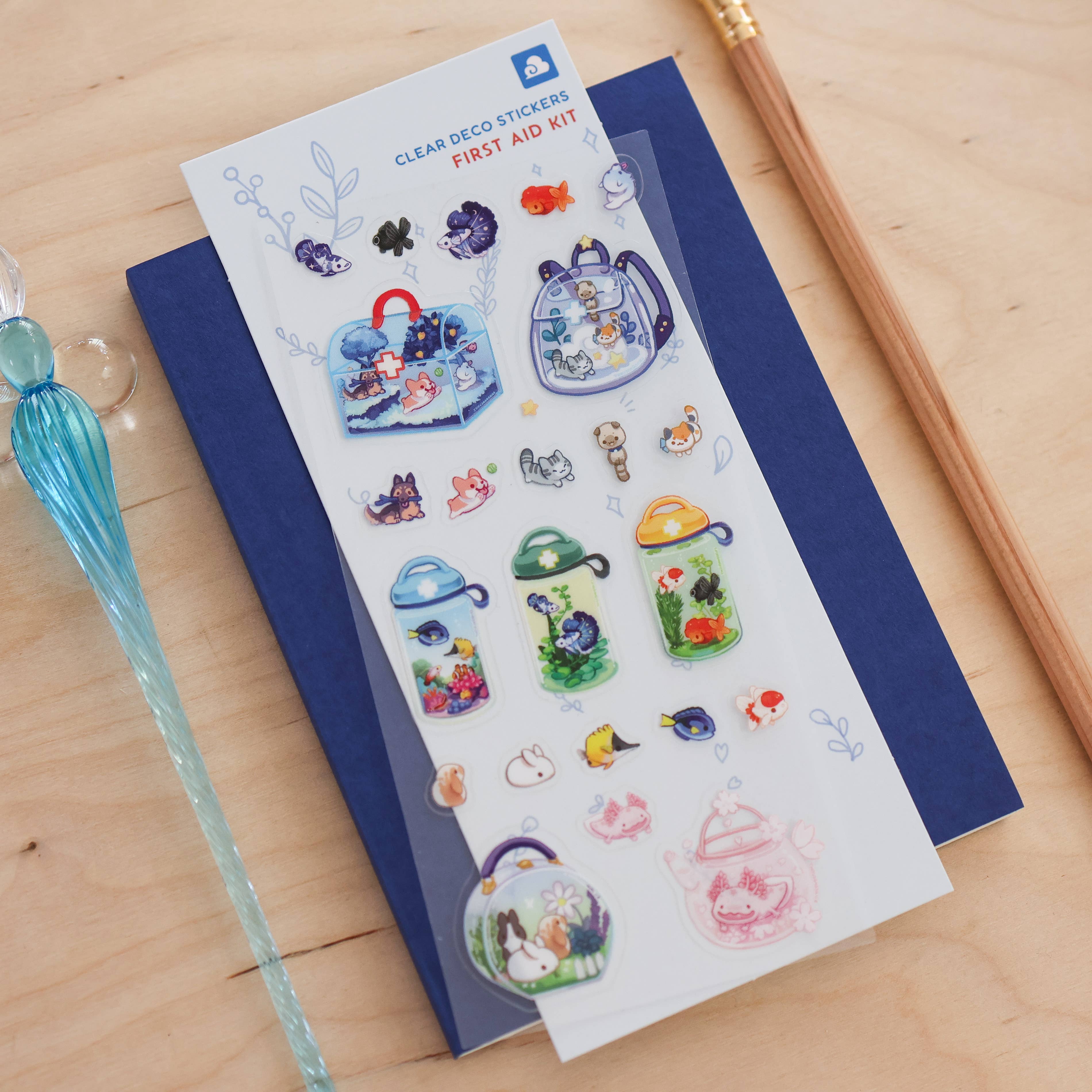 First Aid Kit Clear Sticker Sheet by Thousand Skies | Papertail Fox