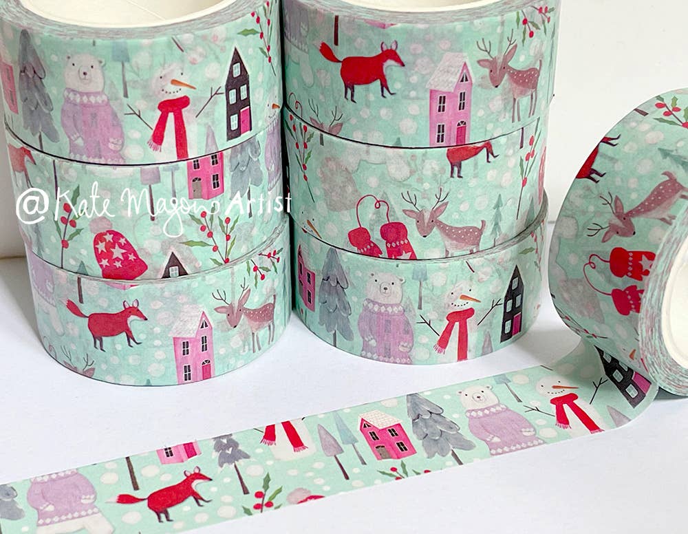 Nordic Winter Washi Tape | Kate Mason Artist