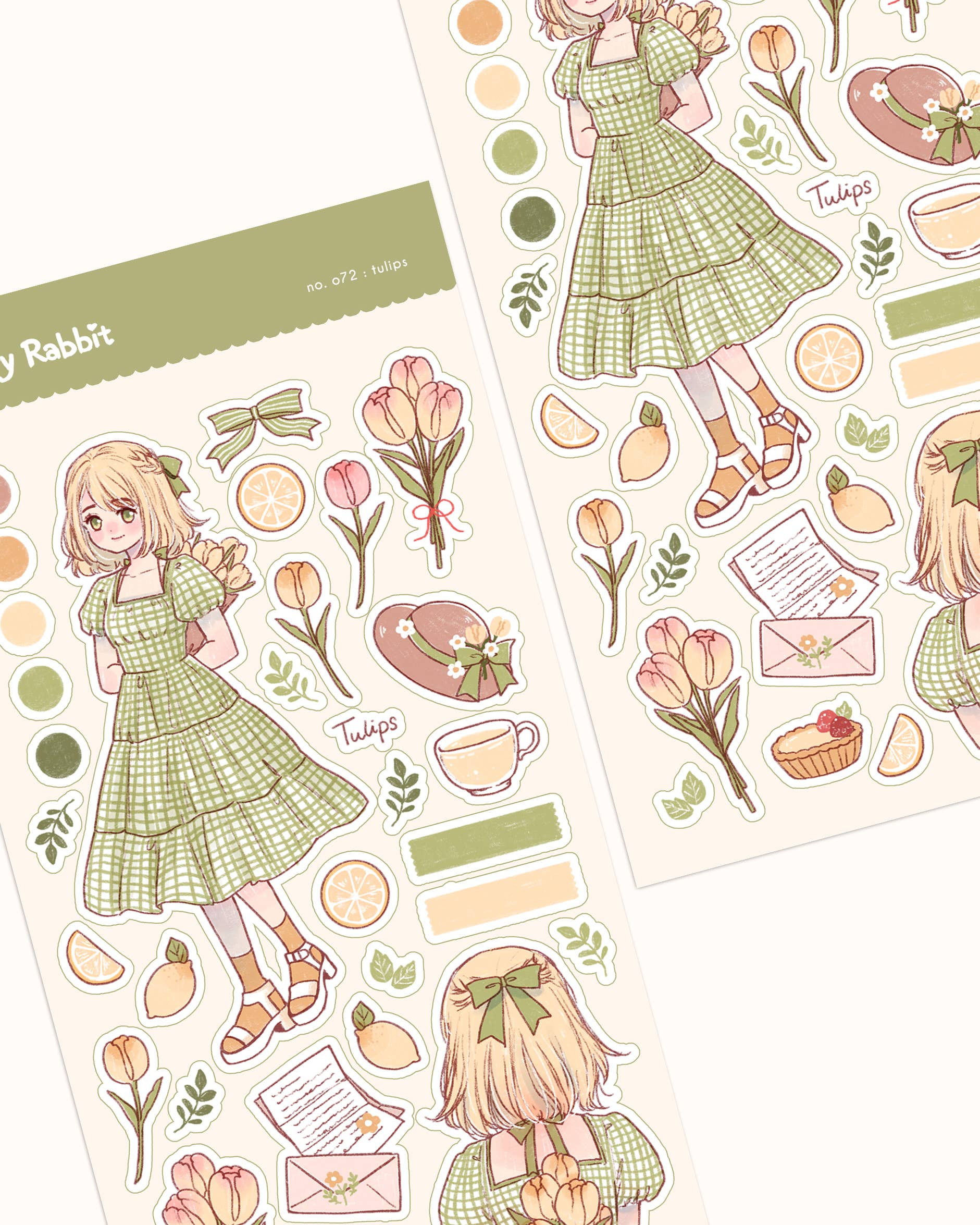 Tulips Sticker Sheet no.072