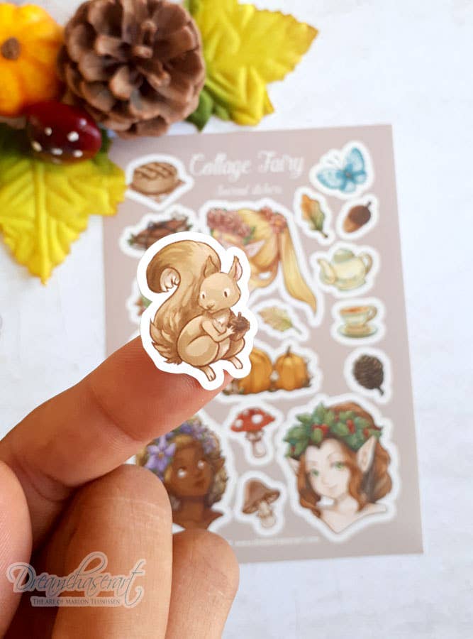 Cottage Fairy Sticker sheet
