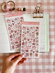 Daily Life of Rabbit Sticker Sheet no.105 - Papertail Fox