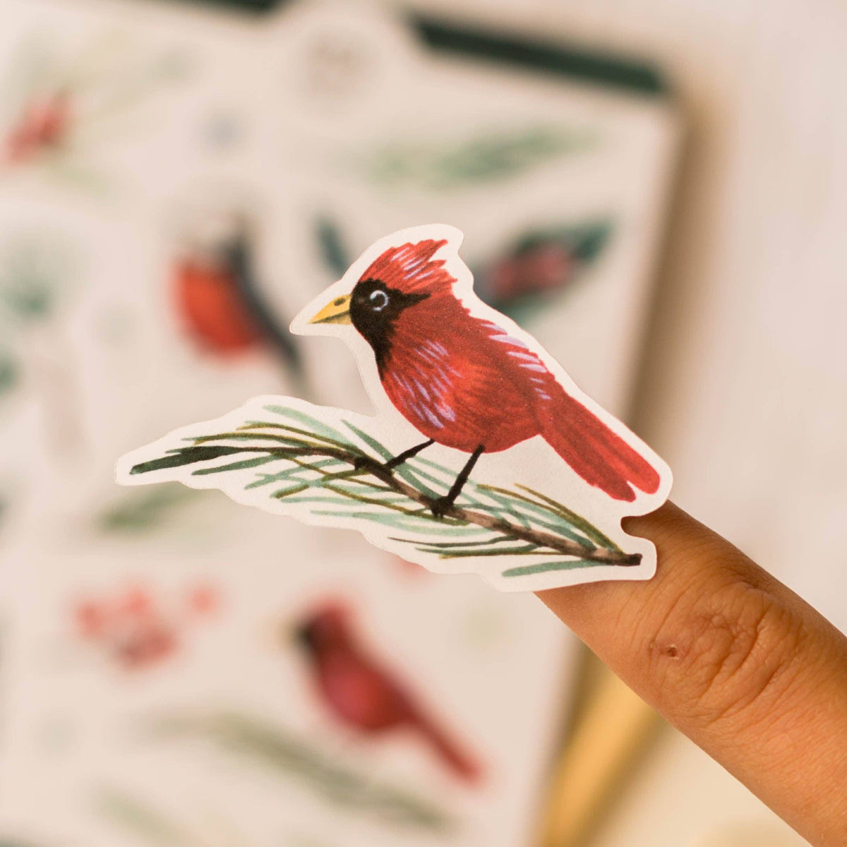 Christmas Flora Sticker Sheet | Wild Pencil Studio