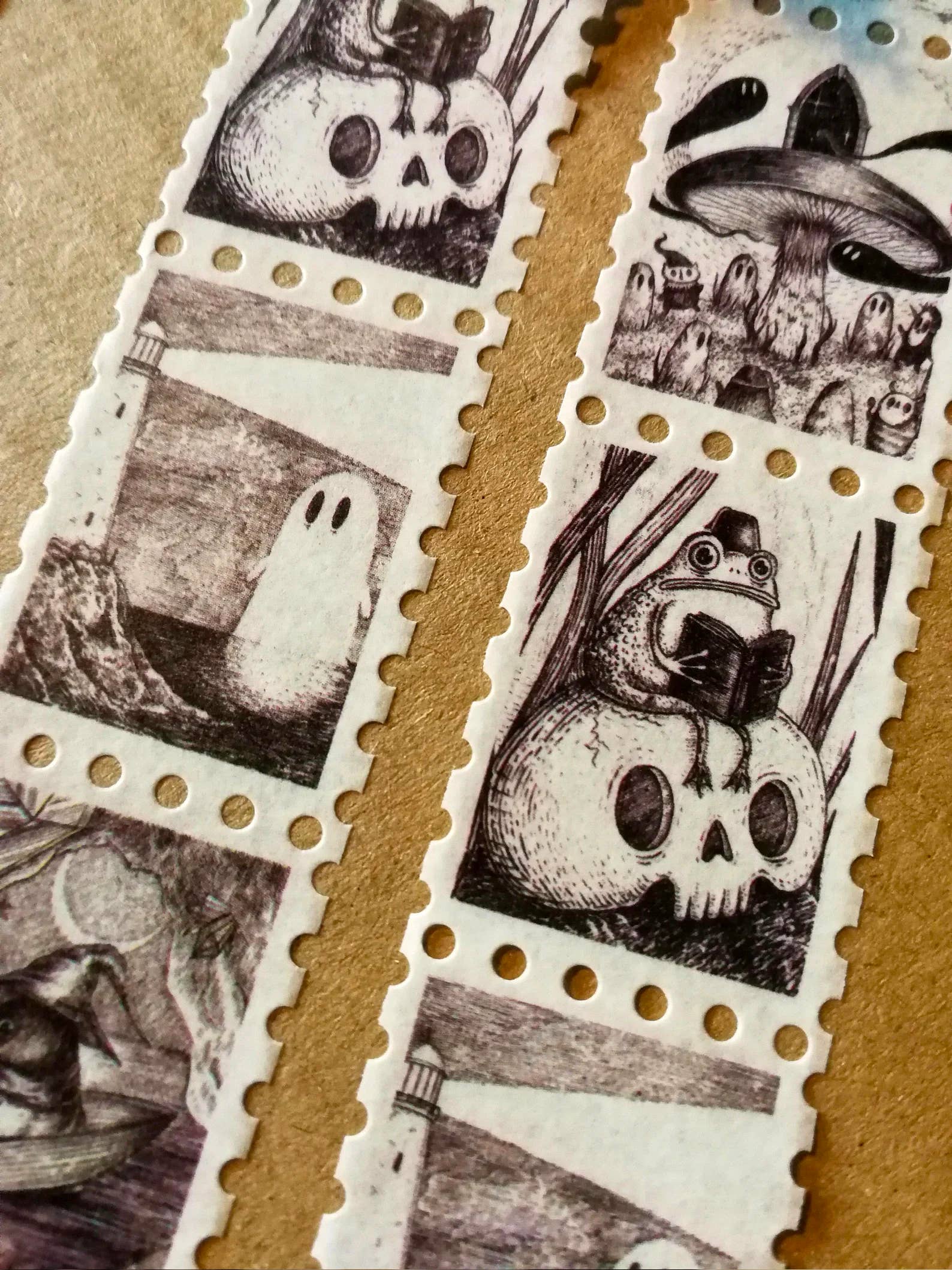 Fragments Fantasy Art Stamps Washi Tape: Tape 1 by Jon Turner | Papertail Fox