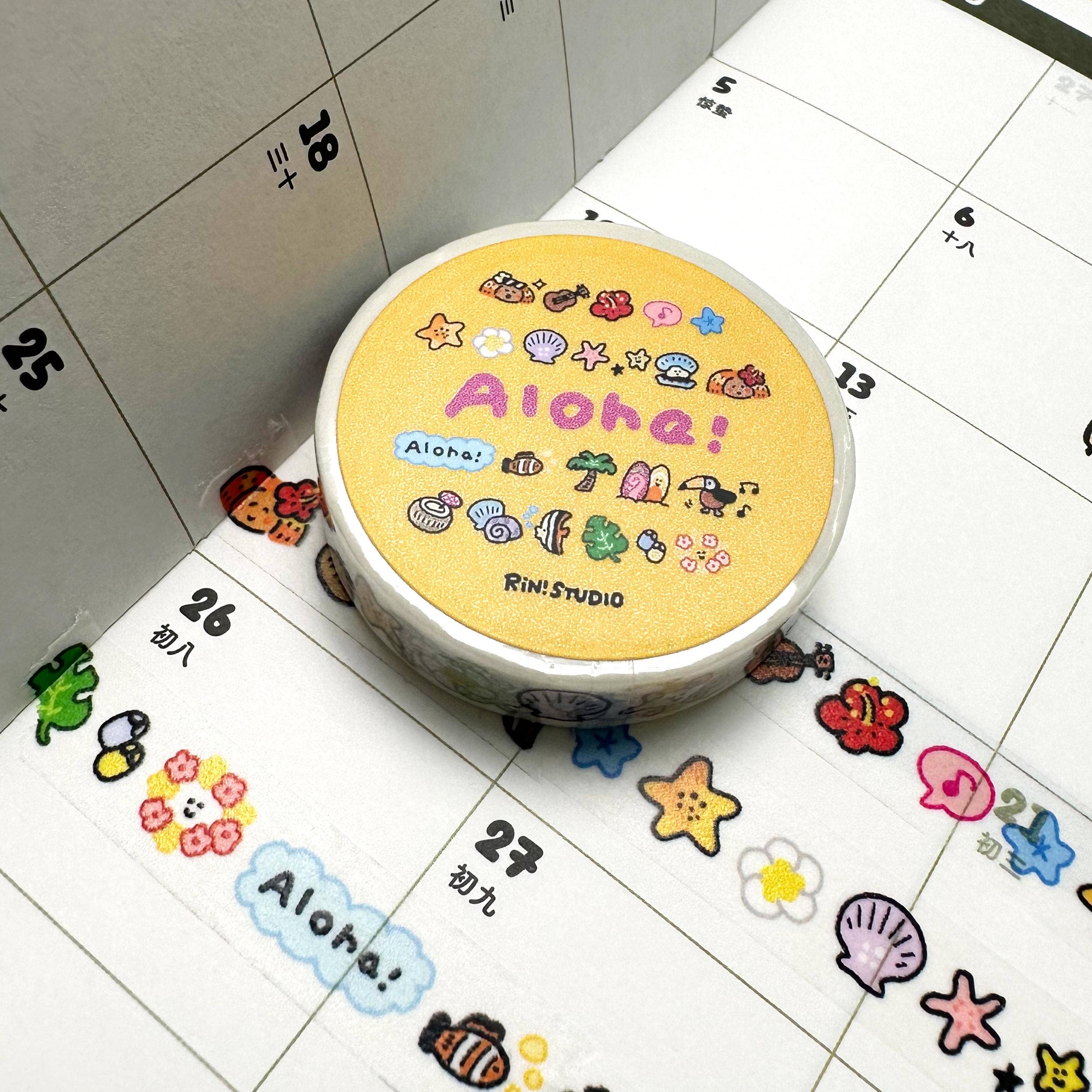 Aloha Mini Washi Tape by RiN! Studio | Papertail Fox
