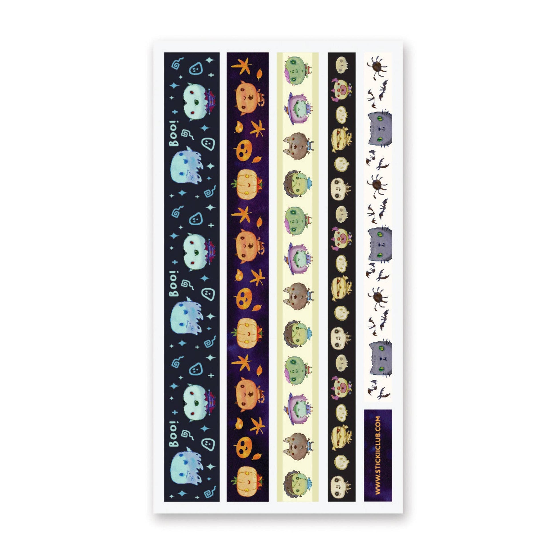 Monster Mash Sticker Strips by Stickii | Papertail Fox