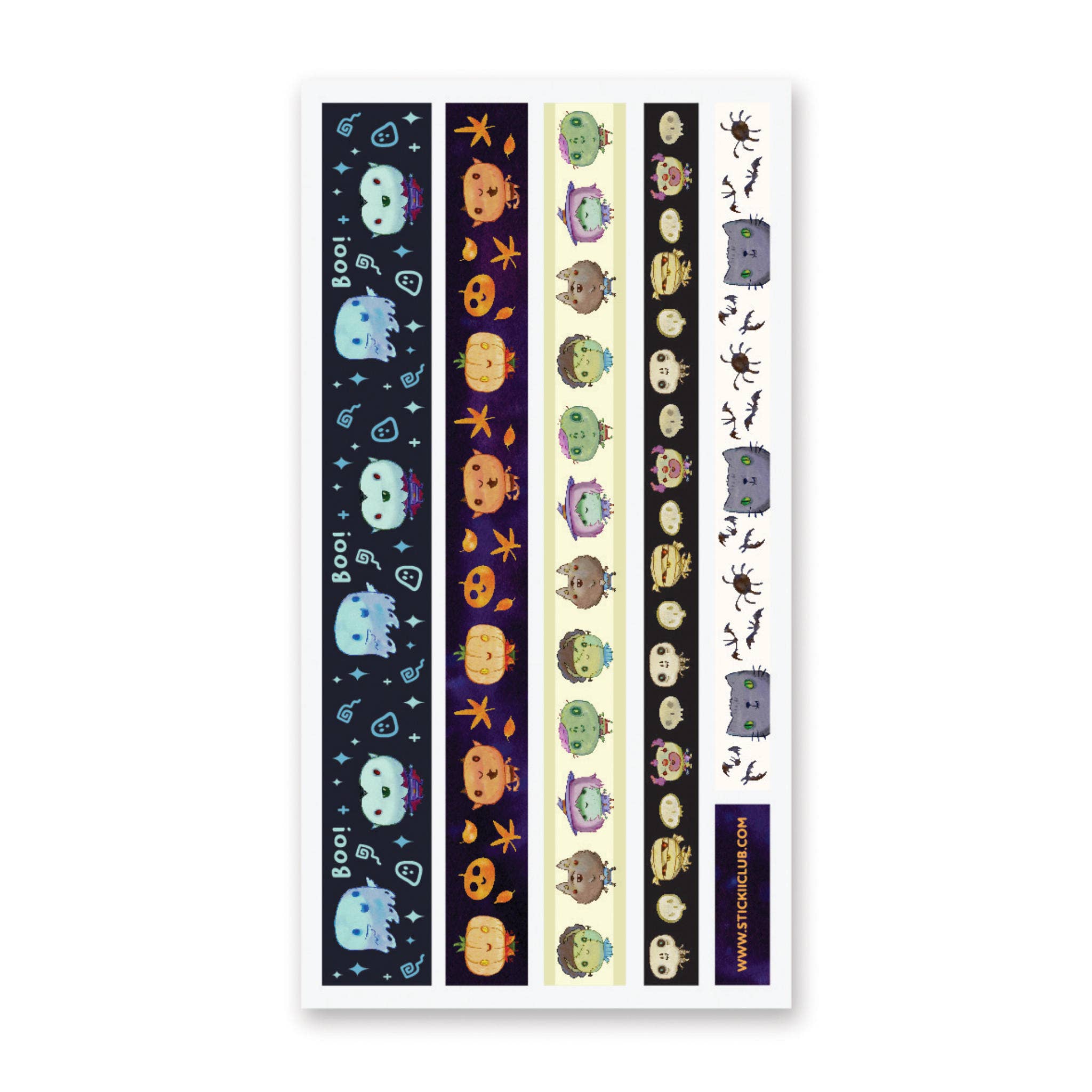 Monster Mash Sticker Strips by Stickii | Papertail Fox