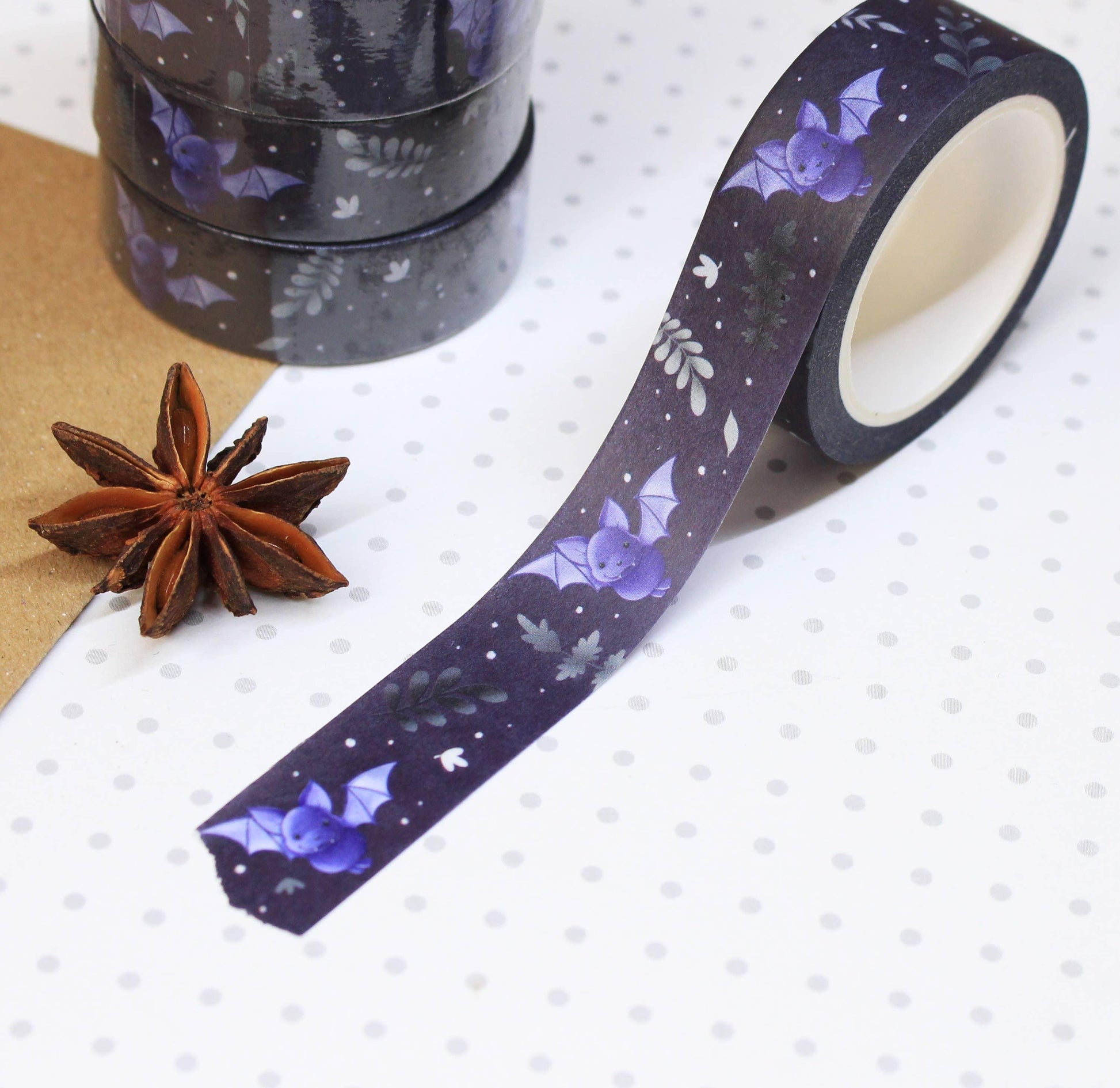Baby Bat Washi Tape | Ellis Woolley Illustration - Papertail Fox