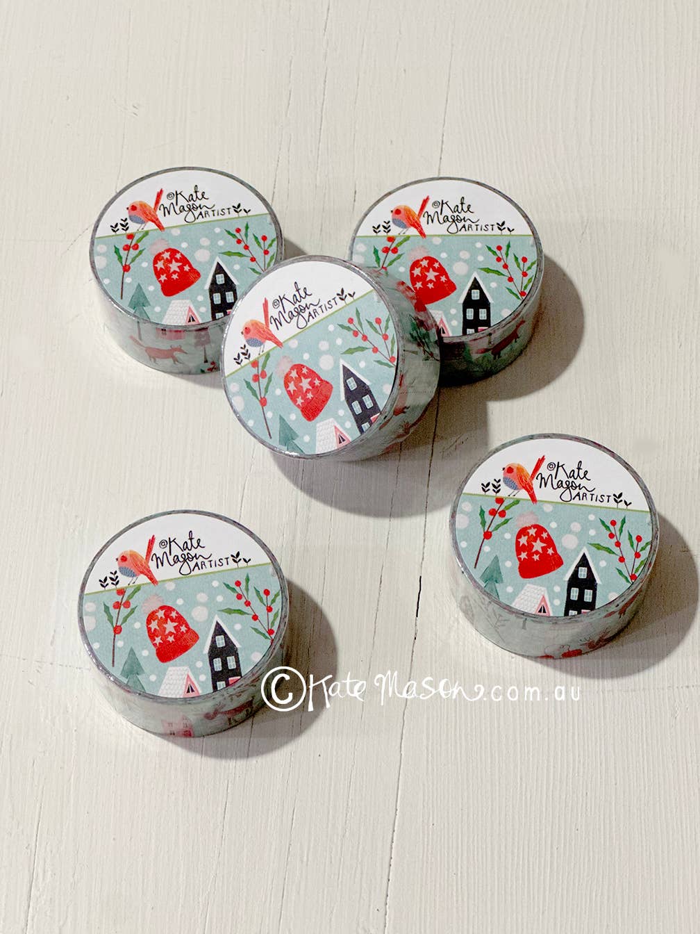 Nordic Winter Washi Tape | Kate Mason Artist