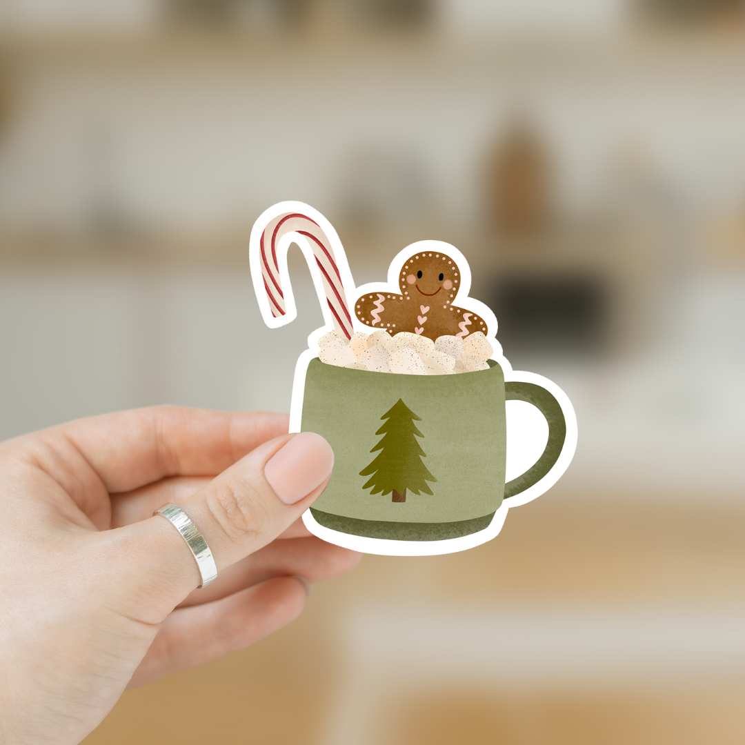 Hot Chocolate Vinyl Sticker | Tilda & Theo