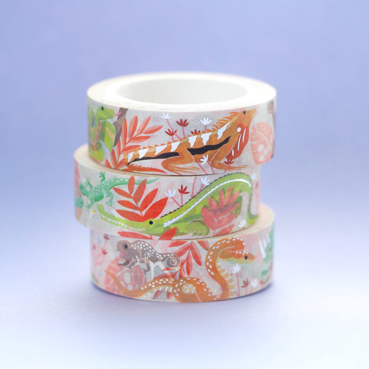 Reptile Single Roll Washi Tape by Shoal | Papertail Fox
