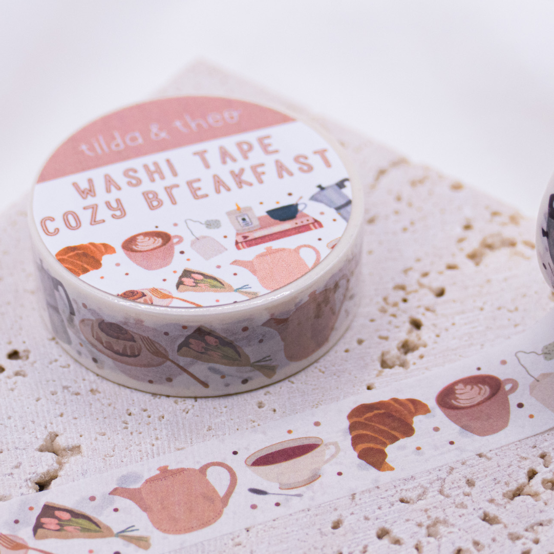 Breakfast Washi Tape | Tilda & Theo