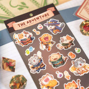 Adventure Sticker Sheet by Birdie Tam | Papertail Fox
