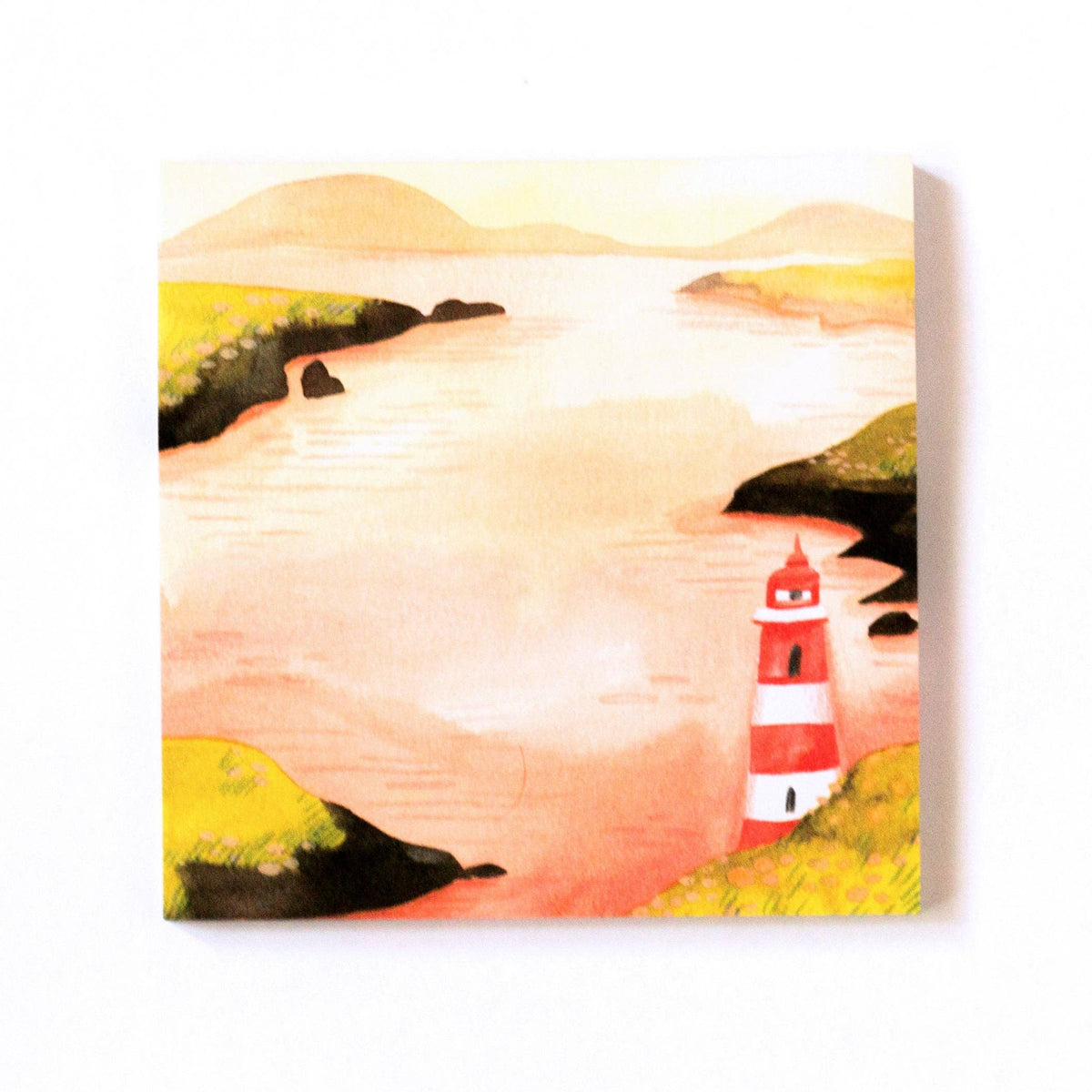 Lighthouse on a Cliff Sticky Notes by Wild Pencil Studio | Papertail Fox