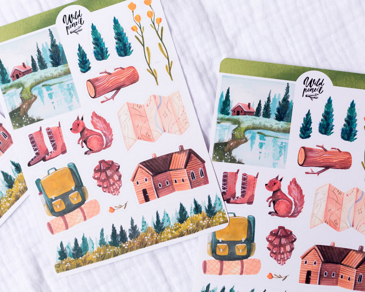 Explorer Sticker Sheet | Wild Pencil Studio