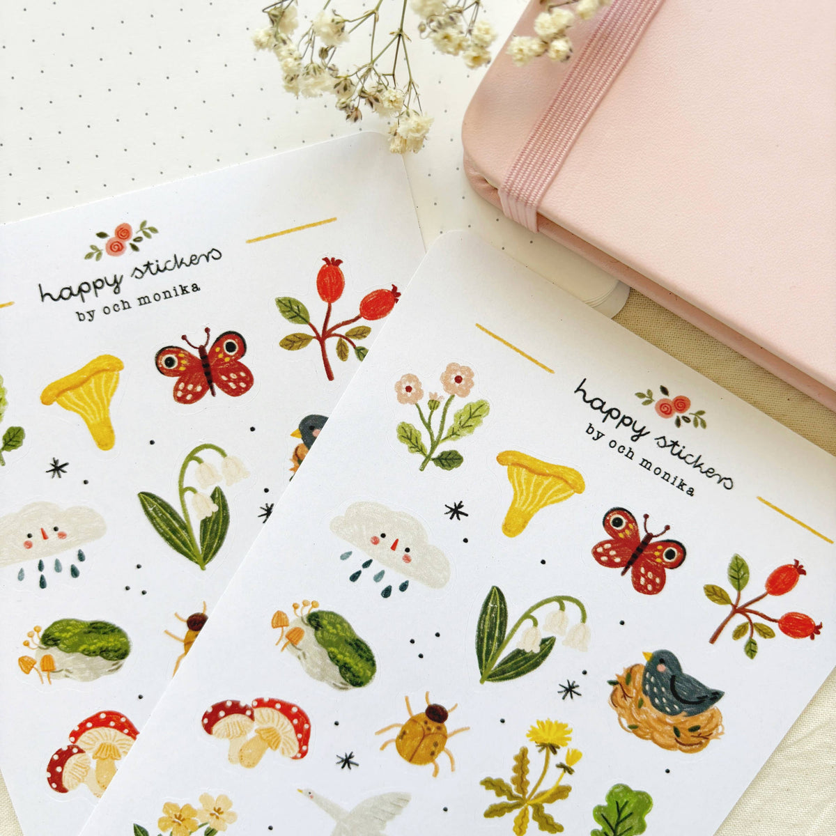 Nature Sticker Sheet | Och Monika